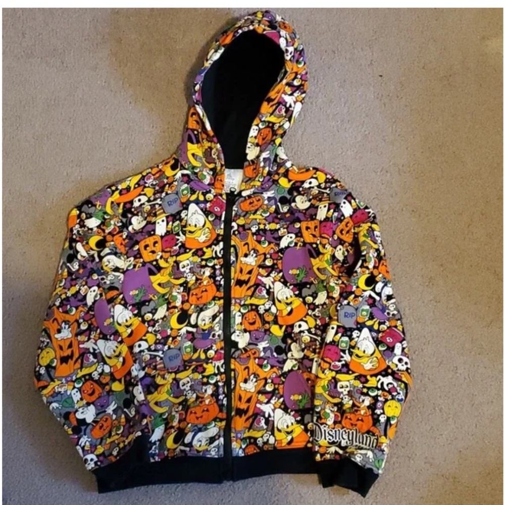 Disneyland Halloween Edition Zip Up Hoodie Sweater